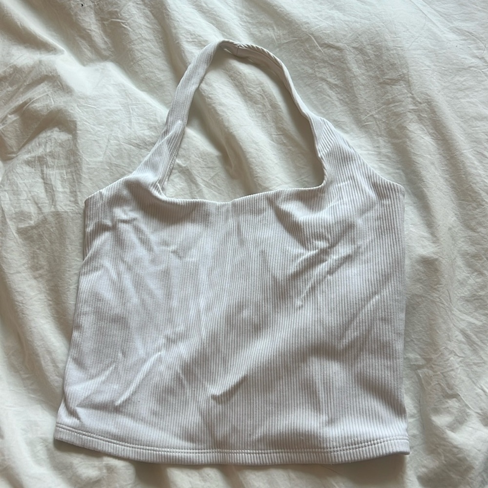 Abercrombie ribbed halter top